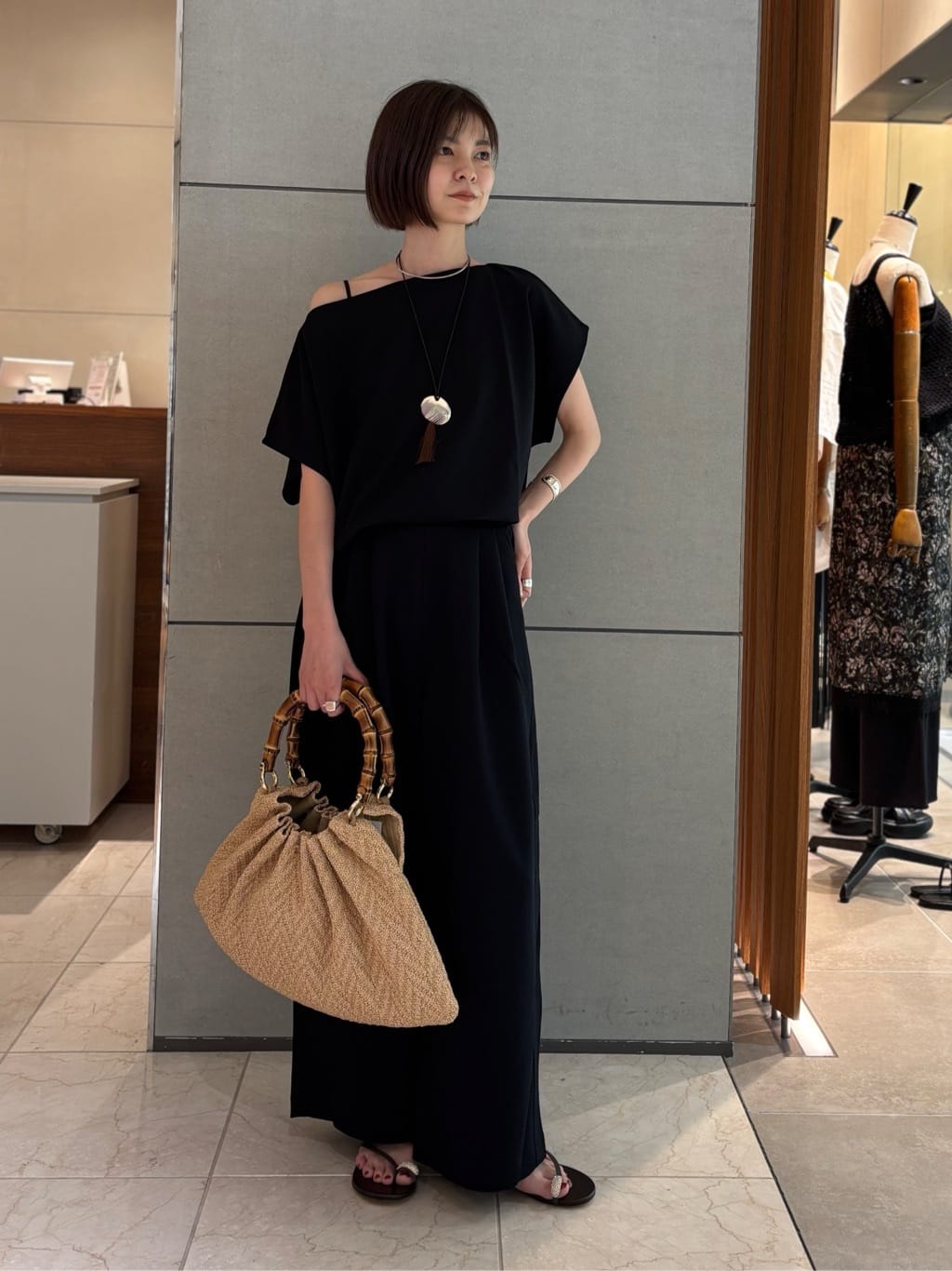 GALLARDAGALANTEの【快適パンツ】【セットアップ対応】ジャージー2タックパンツを使ったコーディネートを紹介します。｜Rakuten Fashion(楽天ファッション／旧楽天ブランドアベニュー)7226087