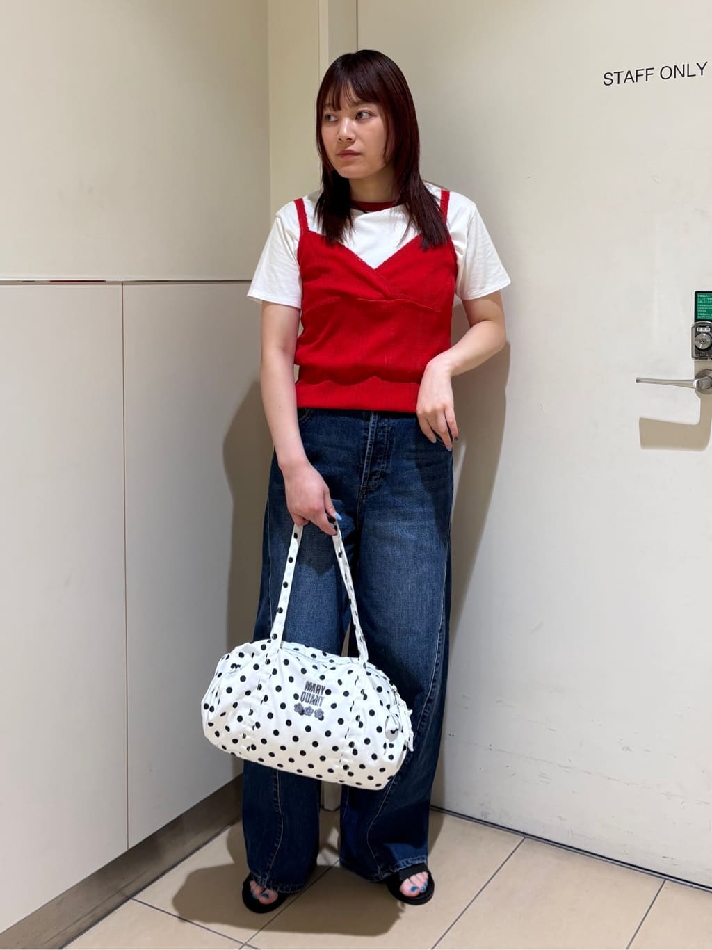 FREAK’S STOREのアイレットニットキャミを使ったコーディネートを紹介します。｜Rakuten Fashion(楽天ファッション／旧楽天ブランドアベニュー)7226442