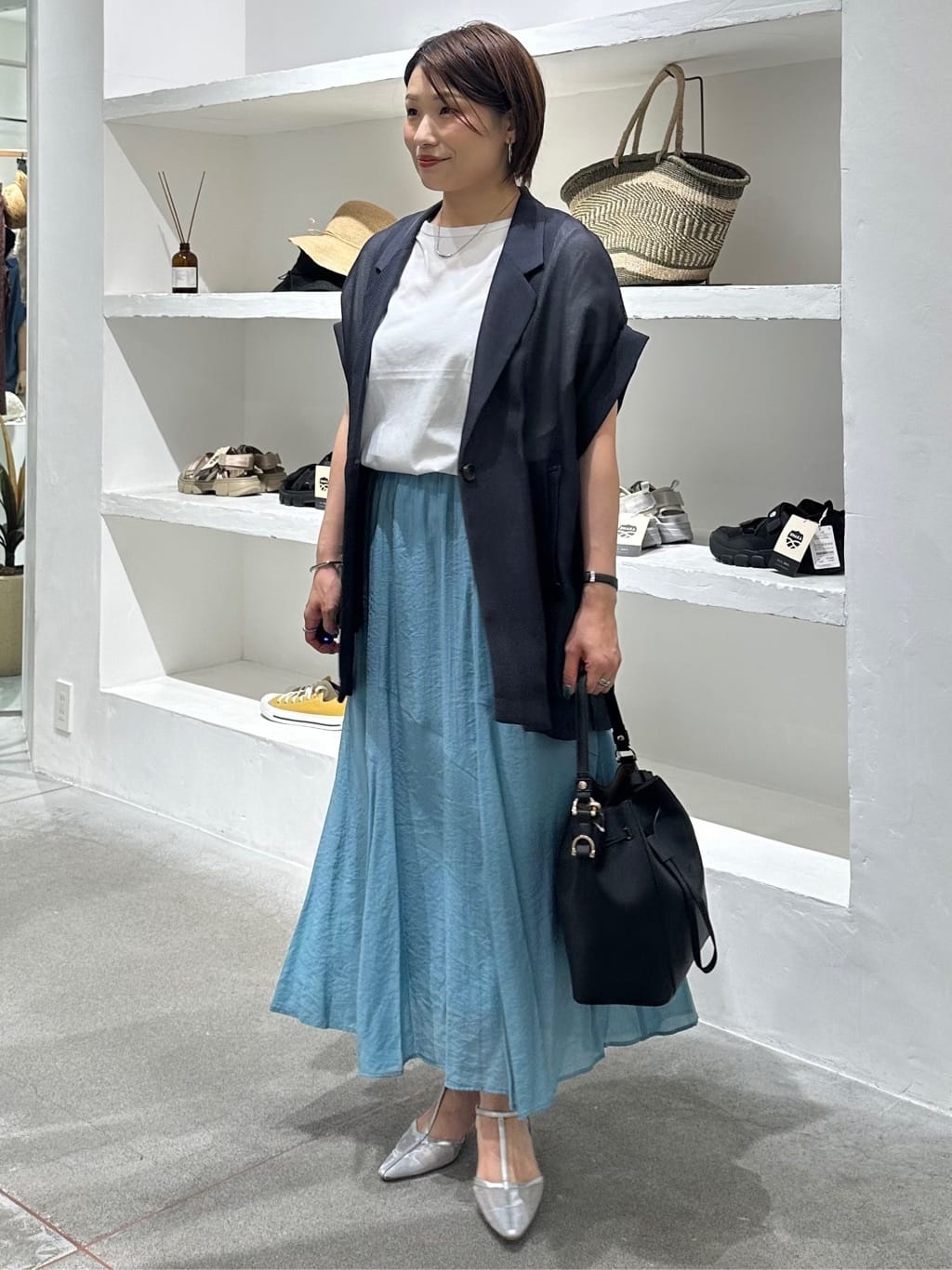 DOUX ARCHIVESの【ロングHIT/名品】メッシュフレンチスリーブ