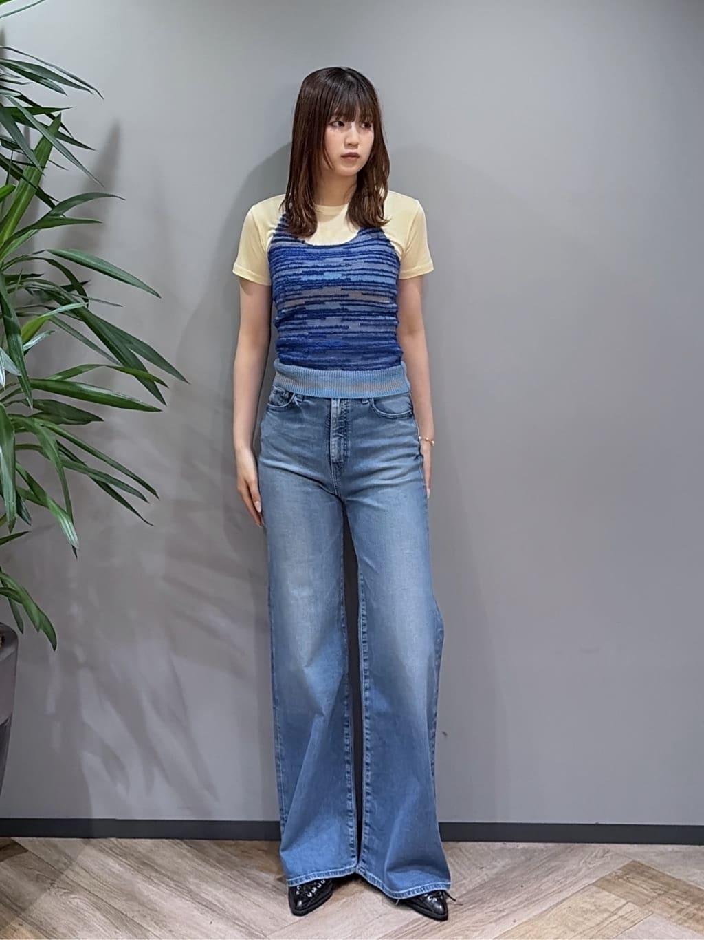 moussyの【美脚見えデニム】【SNSで話題!】ADVANCED LONG LEG フレアを