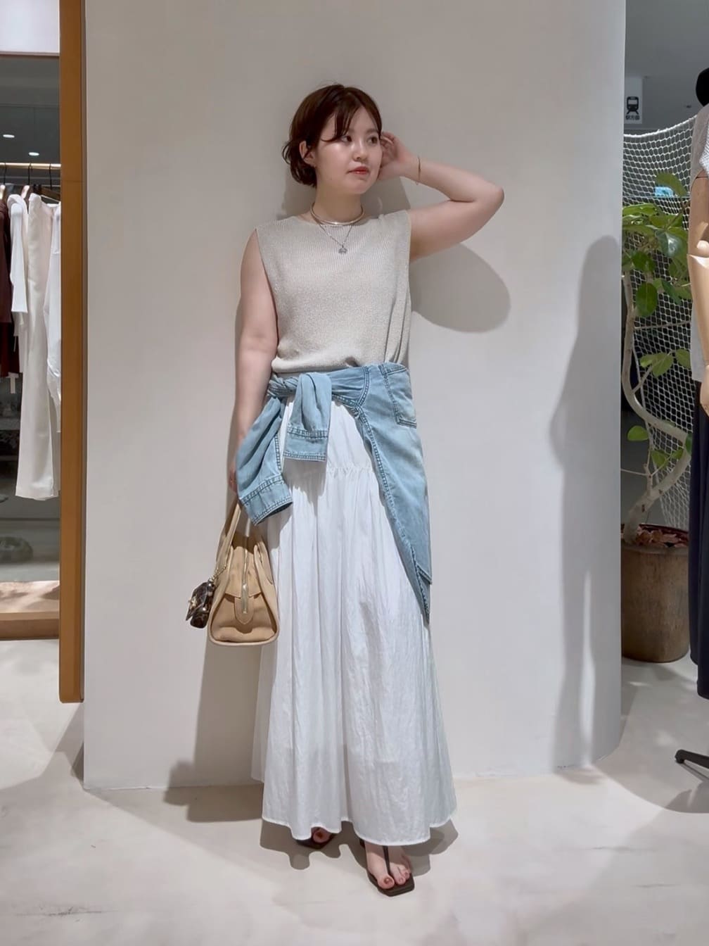 Whim Gazette | ペーパーノースリーブニット | Rakuten Fashion(楽天