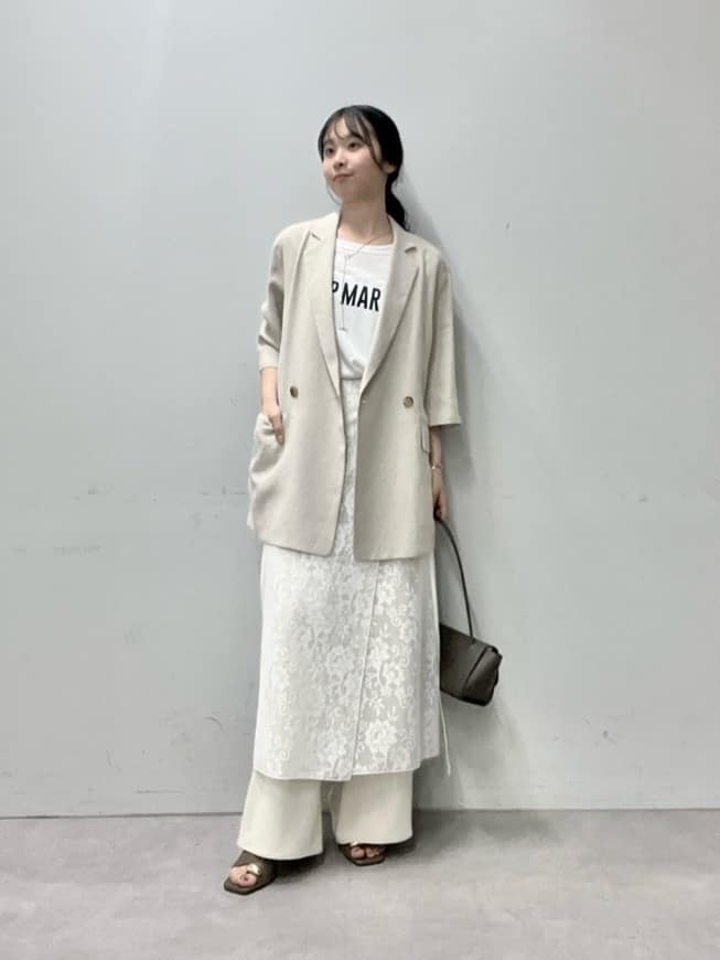 GALLARDAGALANTEの【即戦力パンツ】【3サイズ展開】ワイドイージーパンツを使ったコーディネートを紹介します。｜Rakuten Fashion(楽天ファッション／旧楽天ブランドアベニュー)7227324