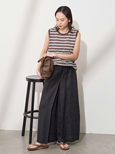 JOURNAL STANDARD | 《WEB限定追加2》リネン タックキュロット