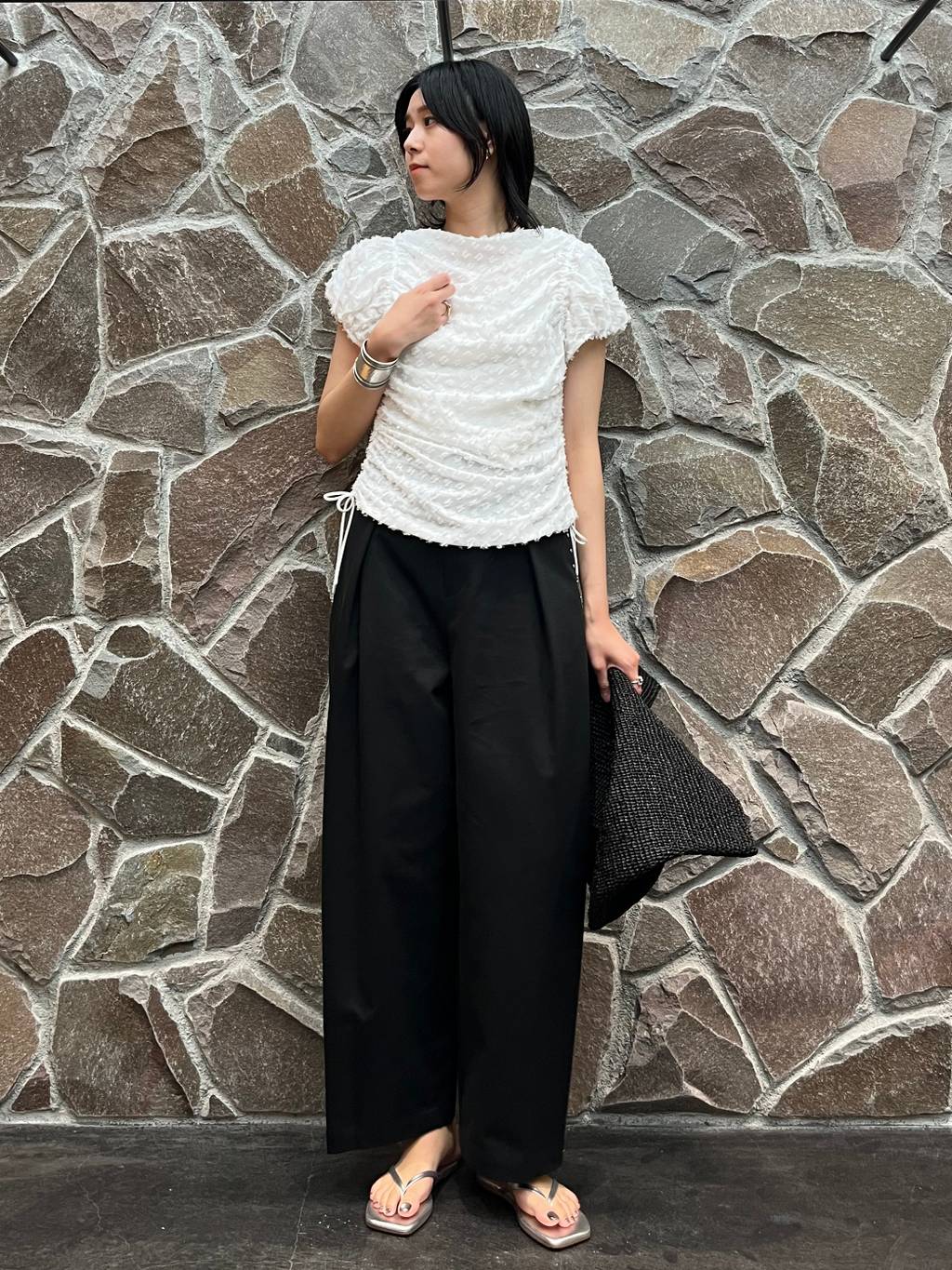 Curensology | コットンワッシャースタッズパンツ | Rakuten Fashion