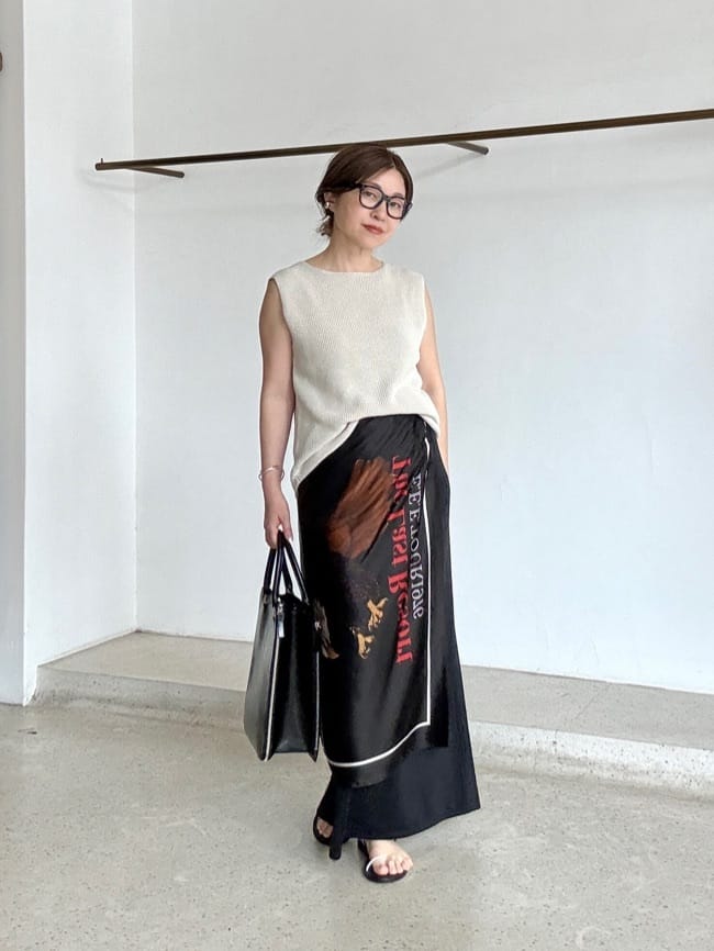 Whim Gazette | ペーパーノースリーブニット | Rakuten Fashion(楽天