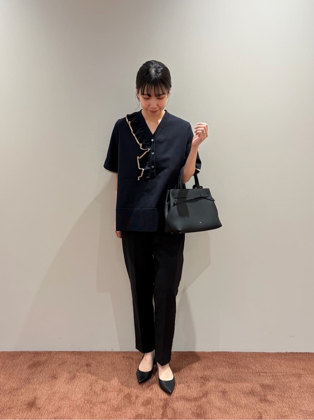 UNITED ARROWS | ミニマル フリル ショートスリーブ ニット | Rakuten