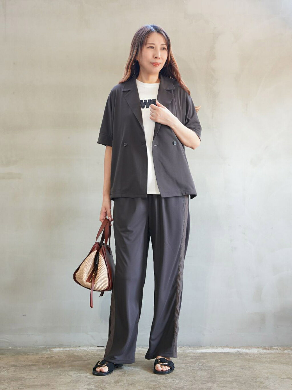 BLEU COMME BLEU | ププラ ハイツイストスムース*デシン サイドライン