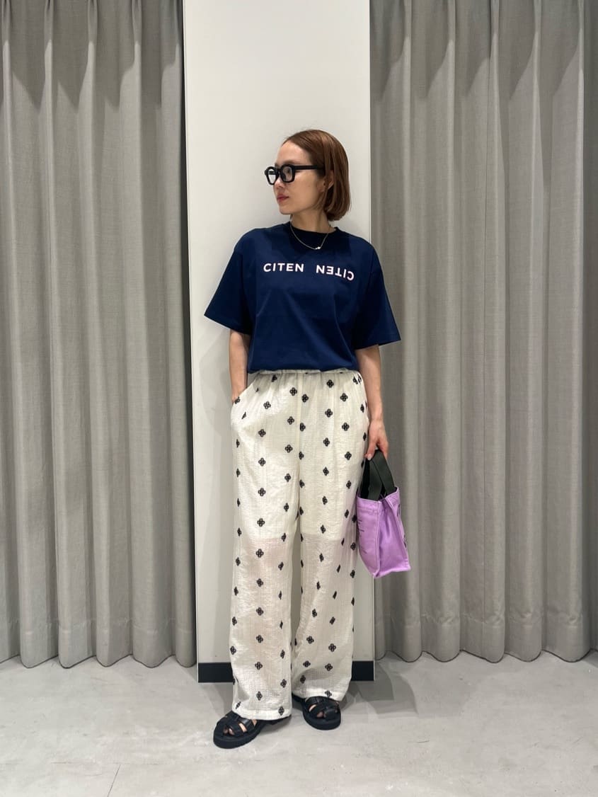☺️＊ゆーしゃン＊売り切りたい CITEN | <CITEN>フラワーシシュウシア-パンツ | Rakuten Fashion(楽天