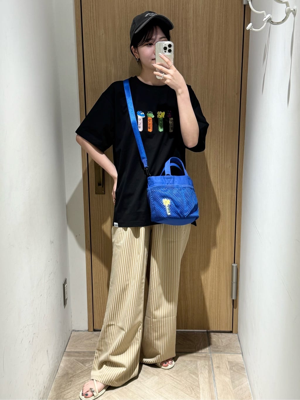 ear PAPILLONNERの【PEZ(ペッツ)×ear】メッシュトートバッグSサイズを使ったコーディネートを紹介します。｜Rakuten Fashion(楽天ファッション／旧楽天ブランドアベニュー)7230300