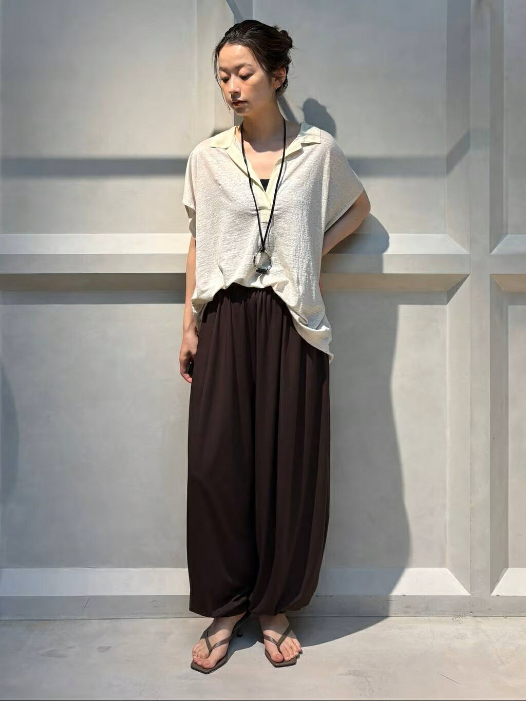 Curensology | シアーリネンポロプルオーバー | Rakuten Fashion(楽天