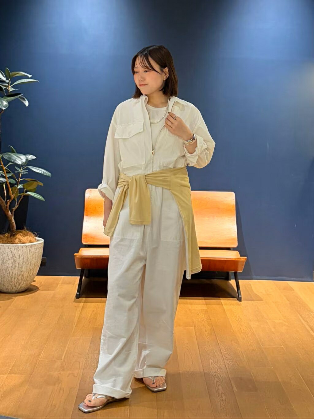 Curensology | 【UNIVERSAL OVERALL】別注シアーロングスリーブTシャツ