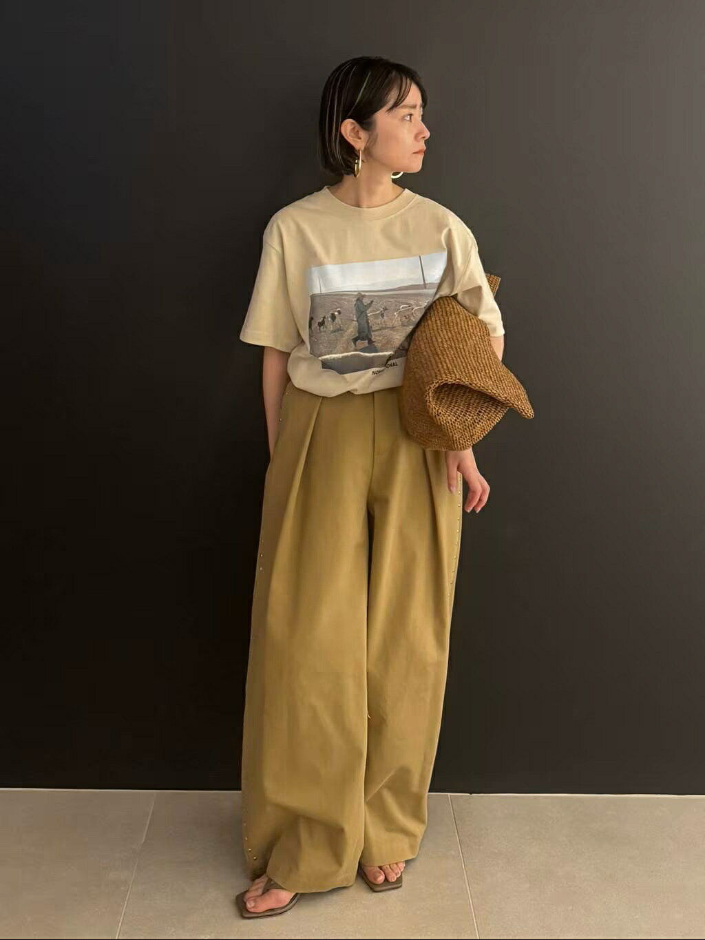 Curensology | コットンワッシャースタッズパンツ | Rakuten Fashion