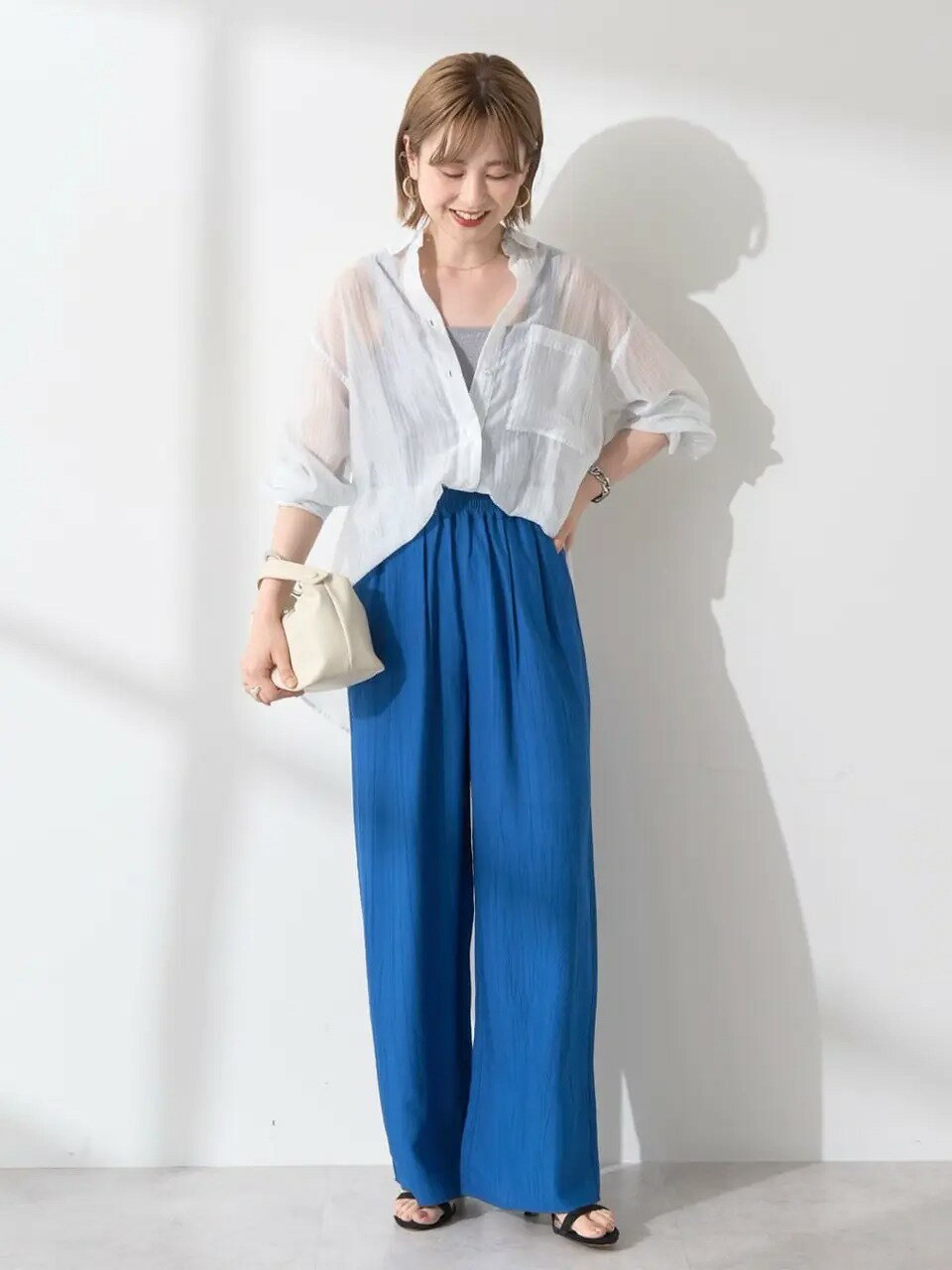 AMERICAN HOLICの【WEB限定】接触冷感ワッシャーイージーパンツを使ったコーディネートを紹介します。｜Rakuten Fashion(楽天ファッション／旧楽天ブランドアベニュー)7232000