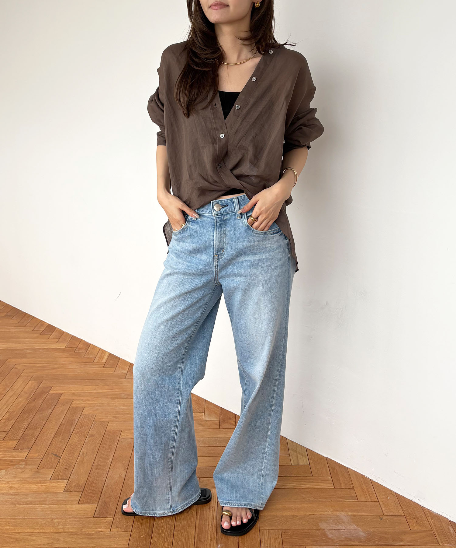 N.O.R.C | ラミーシアー2WAYシャツ | Rakuten Fashion(楽天