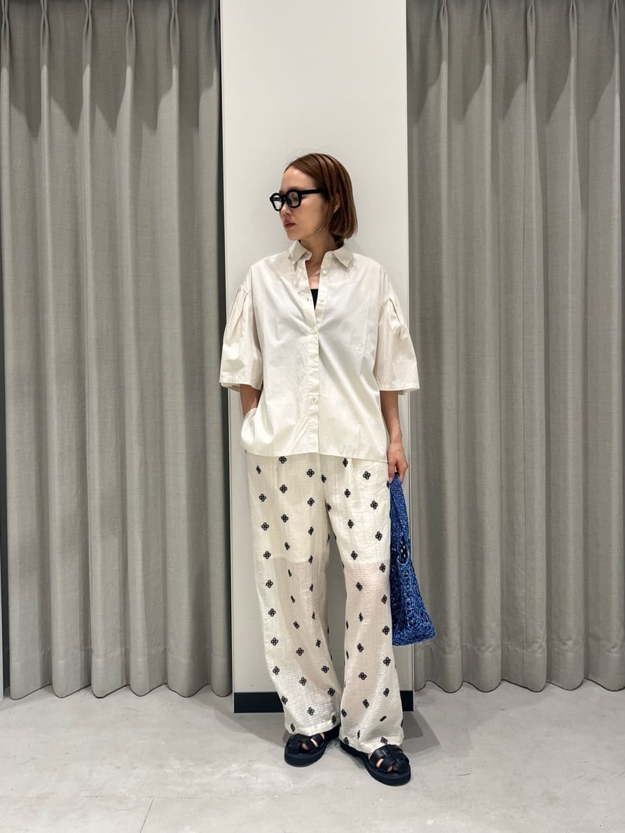 ☺️＊ゆーしゃン＊売り切りたい CITEN | <CITEN>フラワーシシュウシア-パンツ | Rakuten Fashion(楽天