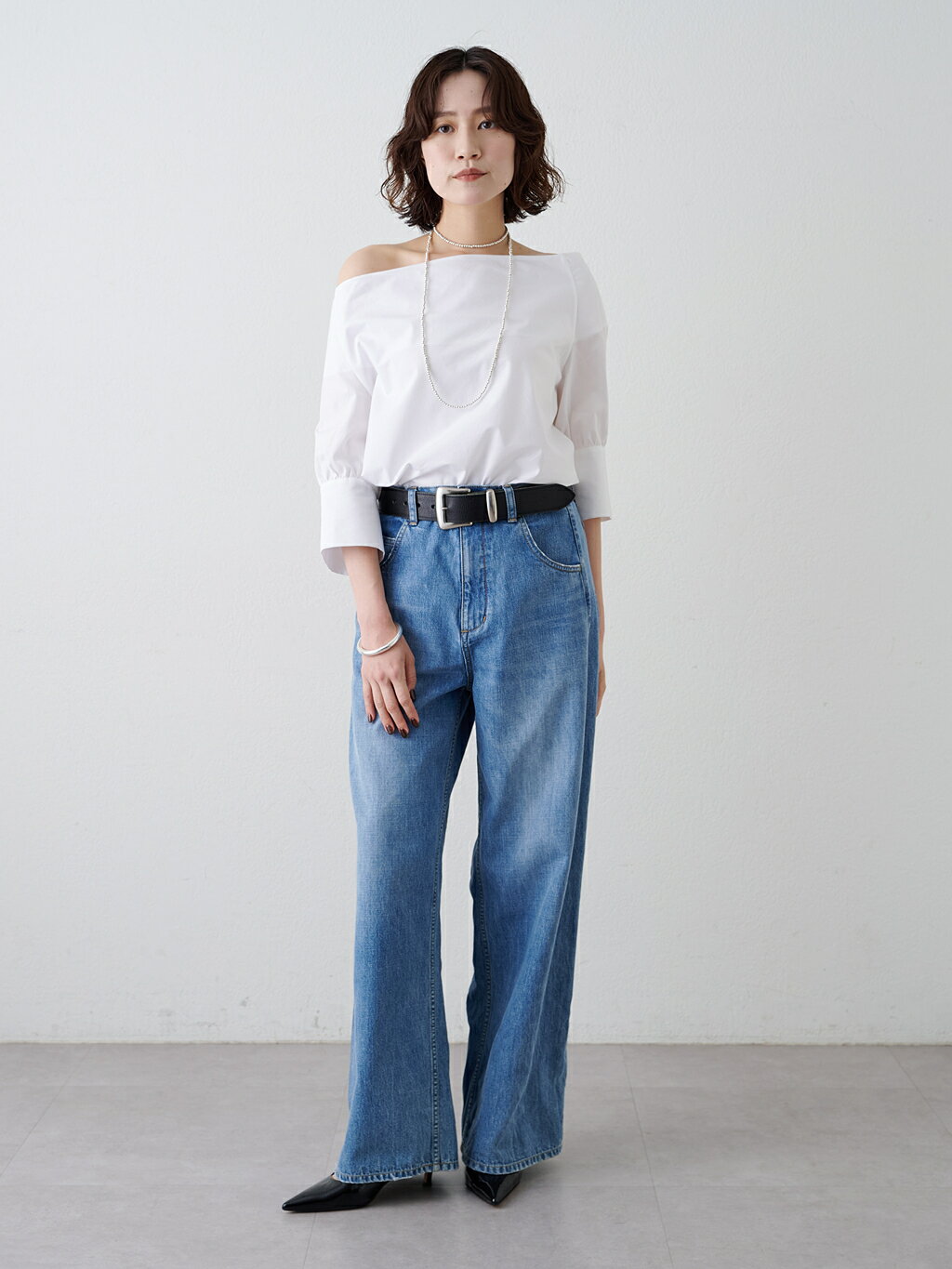 Whim Gazette | 【Hoaw.】Wステッチワイドベルト | Rakuten Fashion