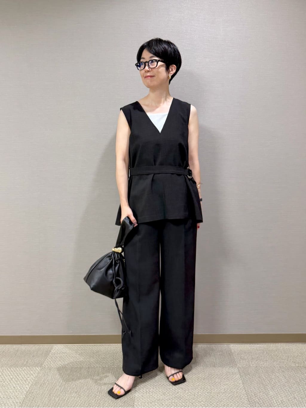 NOLLEY'S | サテン×ラメベア天2WAYタンクトップ | Rakuten Fashion