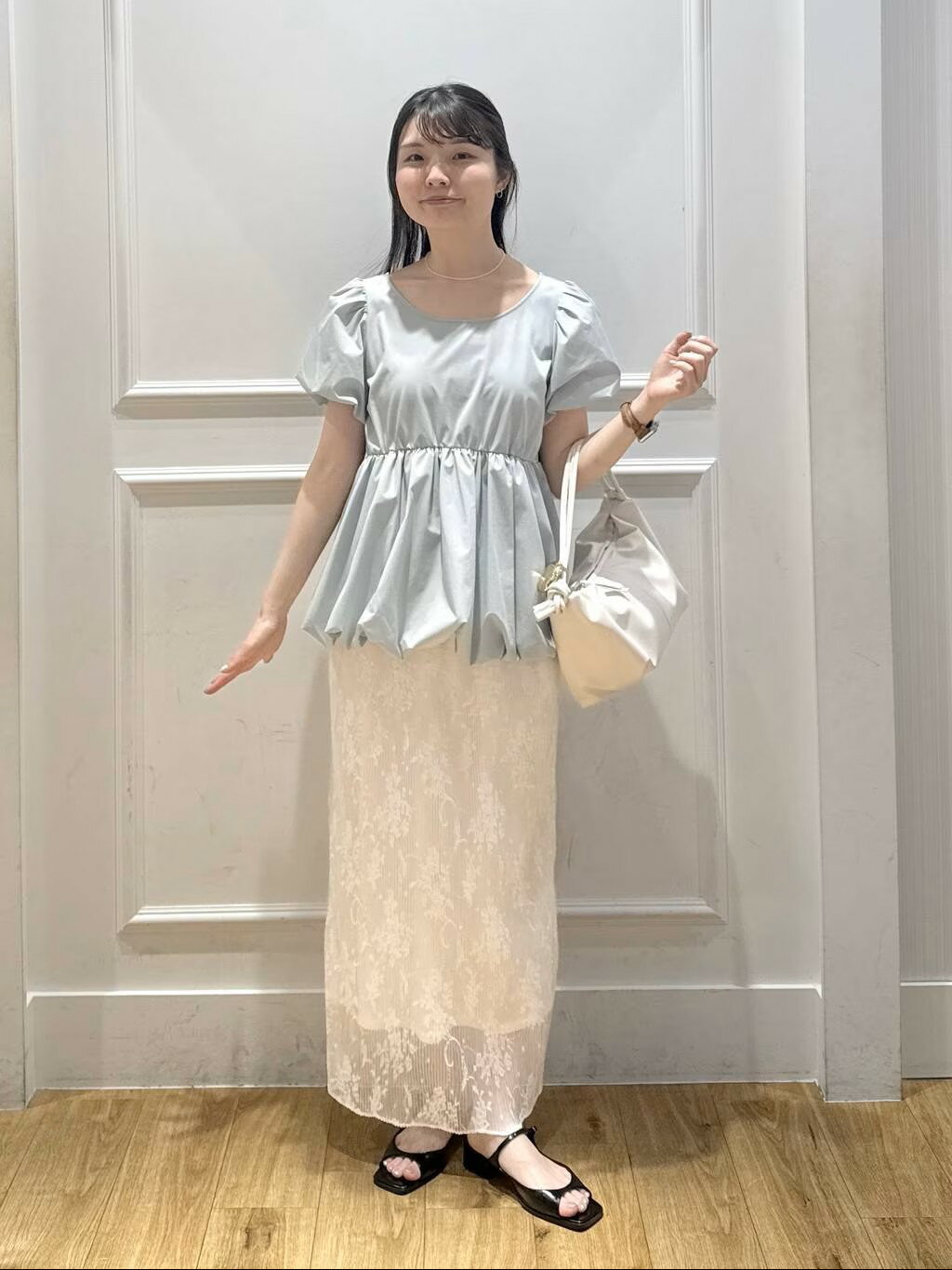 A part by | レースプリーツイージースカート | Rakuten Fashion(楽天