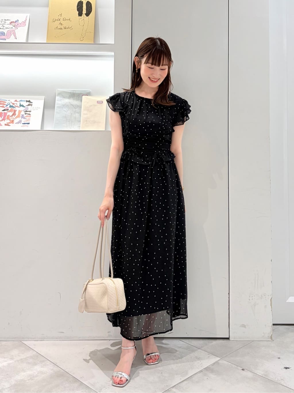 NATURAL BEAUTY BASIC | ドロストギャザー楊柳ワンピース | Rakuten