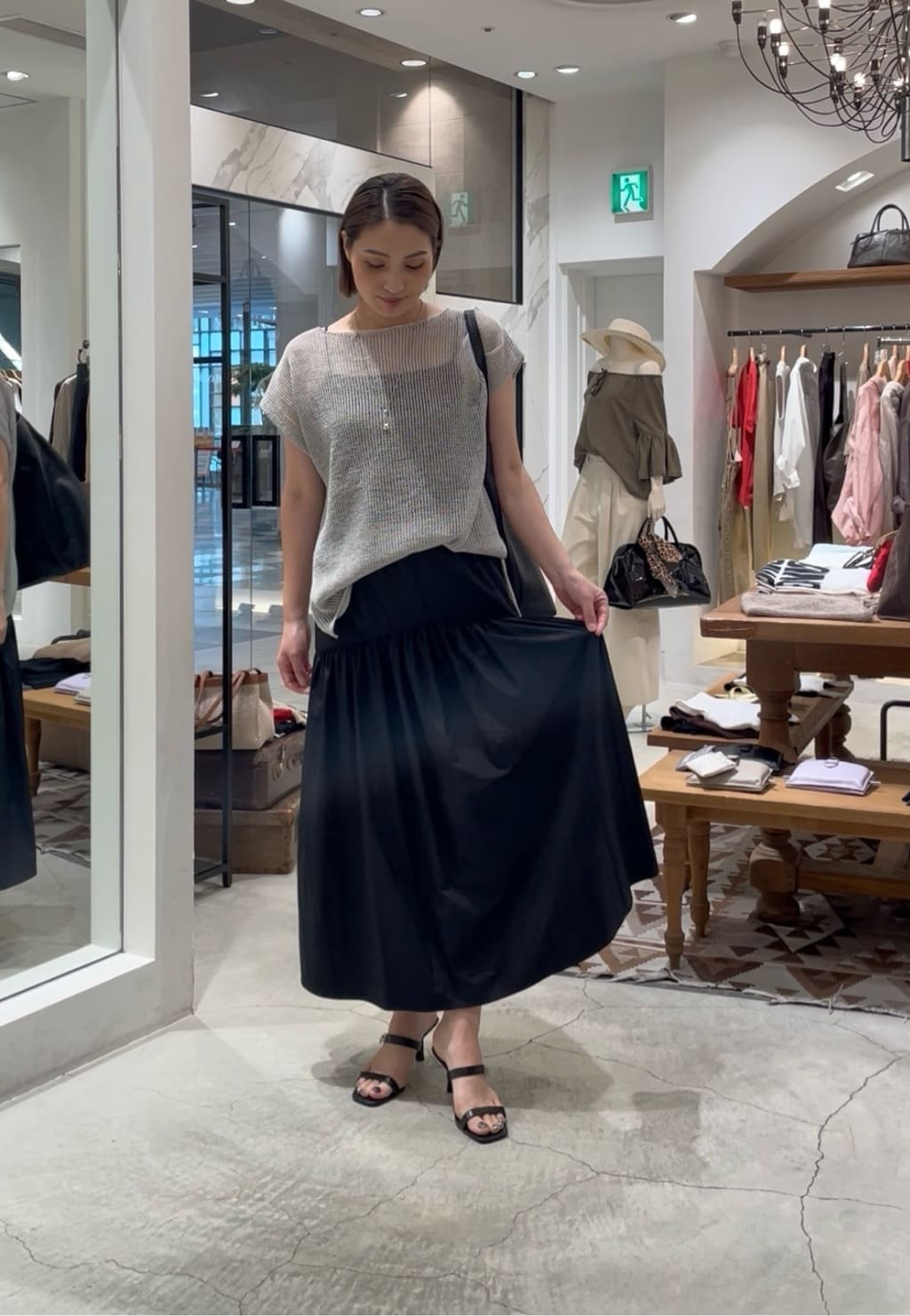 Whim Gazette | ヴィンテージタフタスカート | Rakuten Fashion(楽天