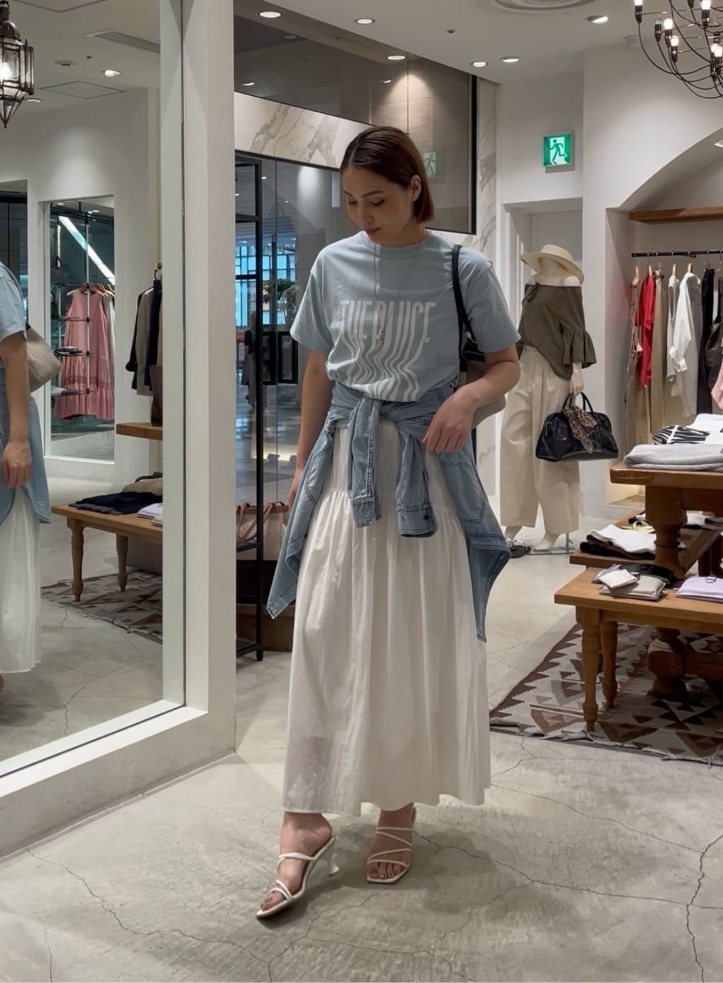 Whim Gazette | ヴィンテージタフタスカート | Rakuten Fashion(楽天
