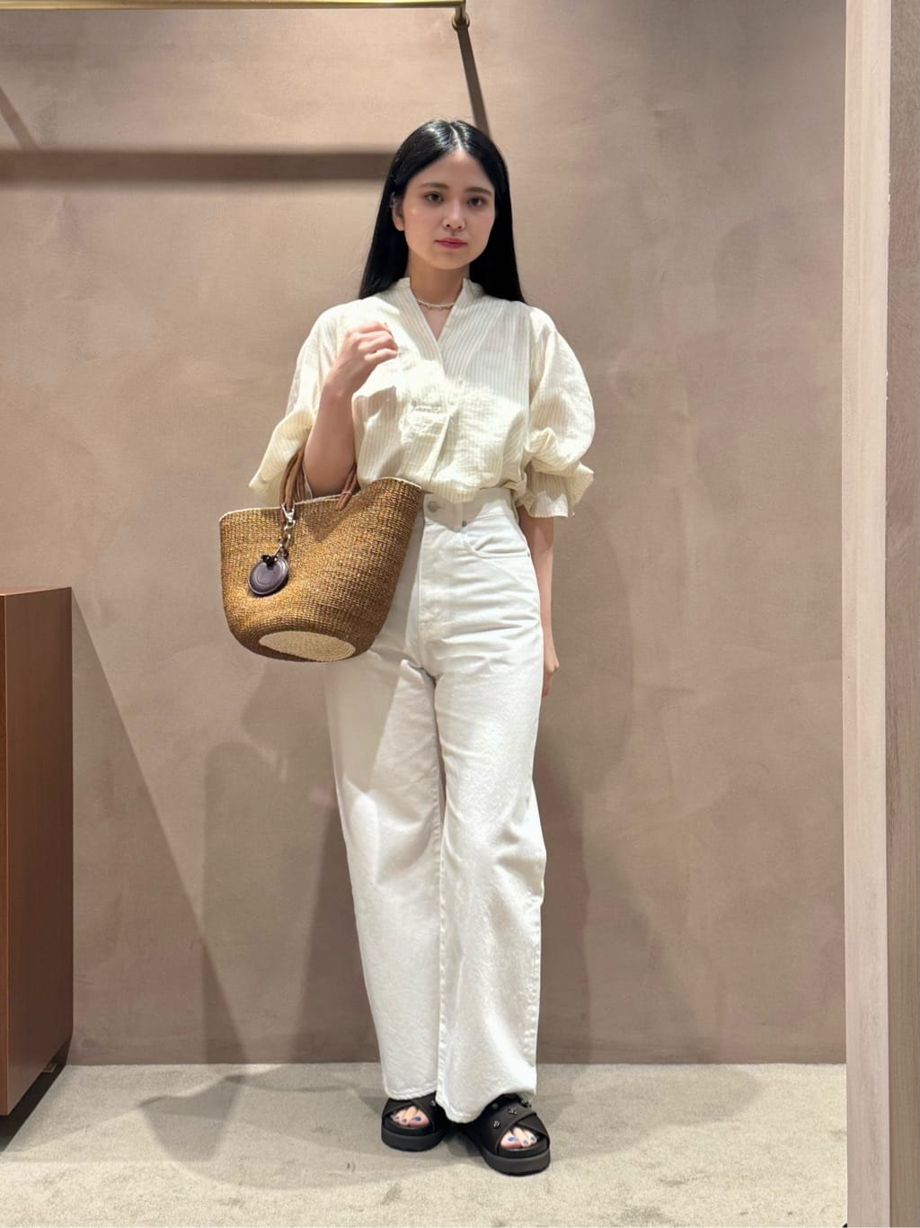 UNITED ARROWS | サテン クロス ビジュー ミュール/サンダル | Rakuten
