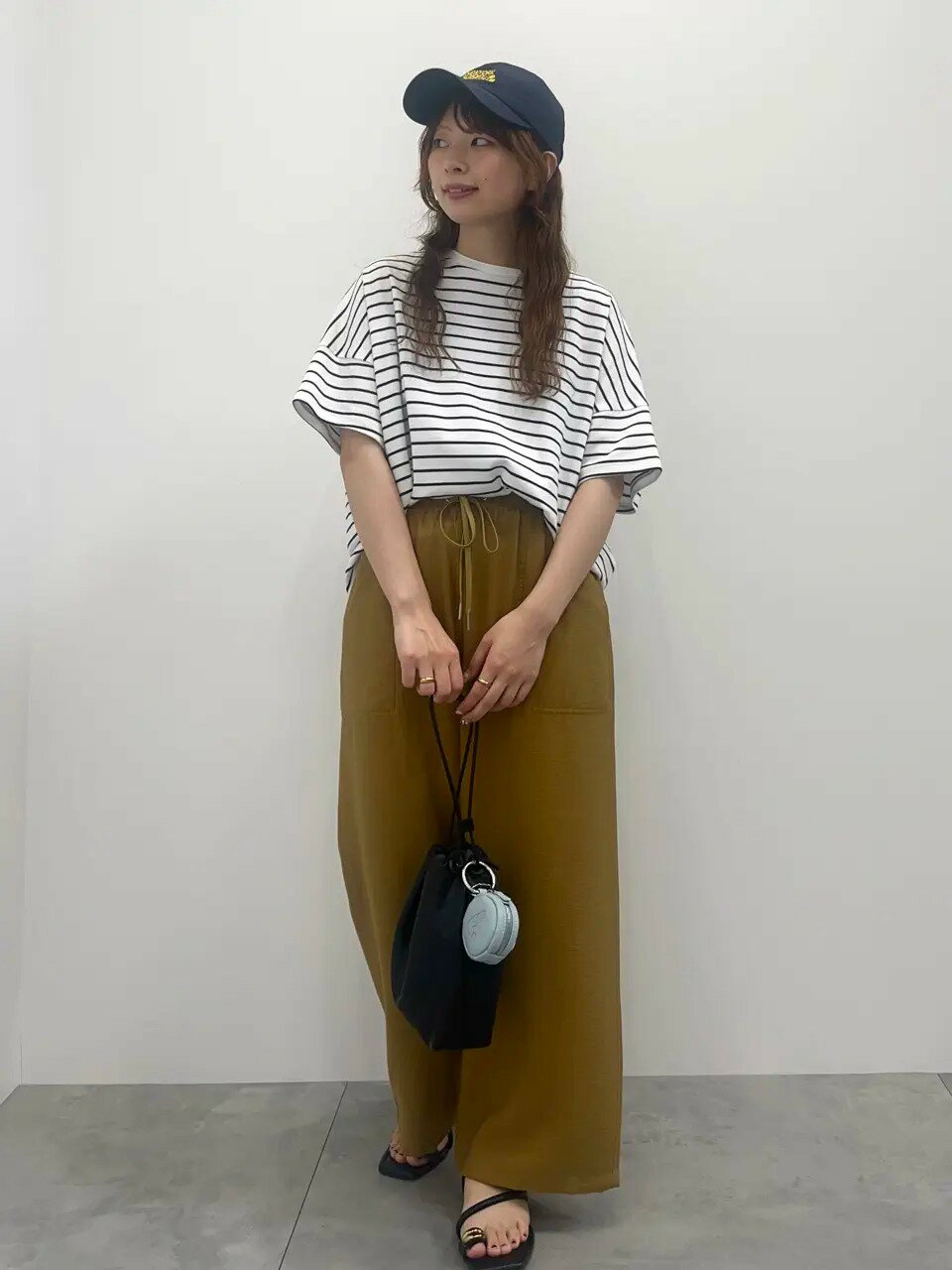 AMERICAN HOLICの【遮熱・UVカット】リップストップロゴキャップを使ったコーディネートを紹介します。｜Rakuten Fashion(楽天ファッション／旧楽天ブランドアベニュー)7236849