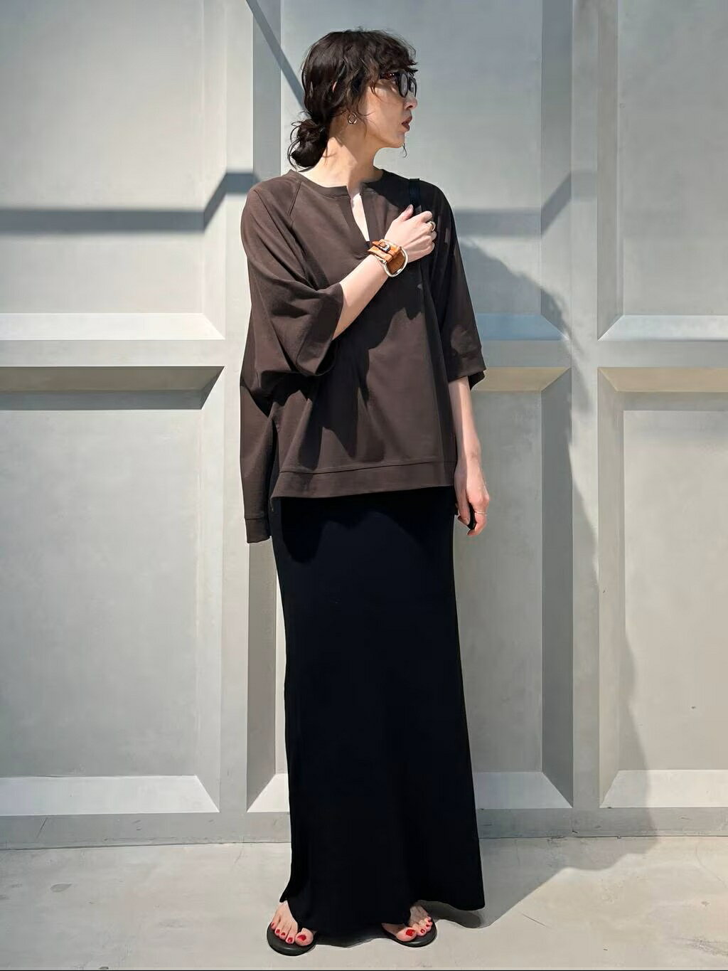 Curensology | コットンリブタイトスカート | Rakuten Fashion(楽天