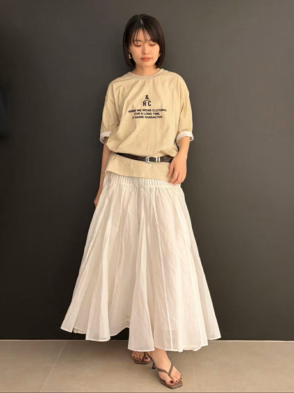 Curensology | オーガンタックスカート | Rakuten Fashion(楽天