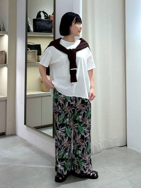 ❤️ららぷ専用商品❤️ Elura | ボタニカルワイドパンツ<低身長サイズあり>/661874 | Rakuten