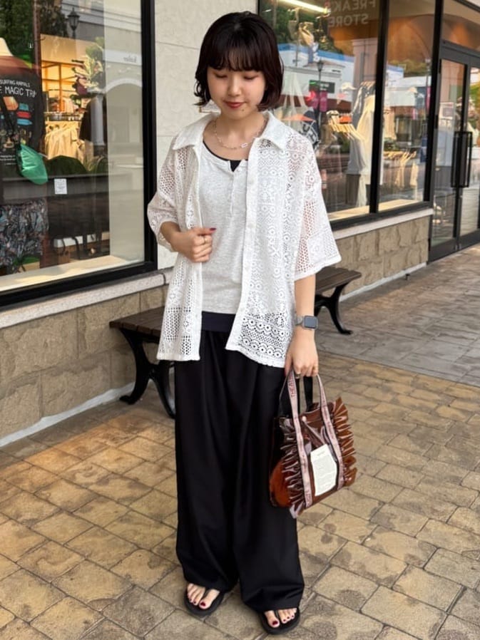 FREAK’S STOREの【セットアイテム】ヘンリーネック レイヤードタンクトップを使ったコーディネートを紹介します。｜Rakuten Fashion(楽天ファッション／旧楽天ブランドアベニュー)7237348