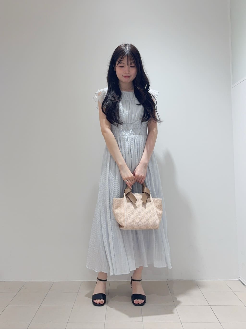 NATURAL BEAUTY BASIC | フラワープリントフリルワンピース* | Rakuten