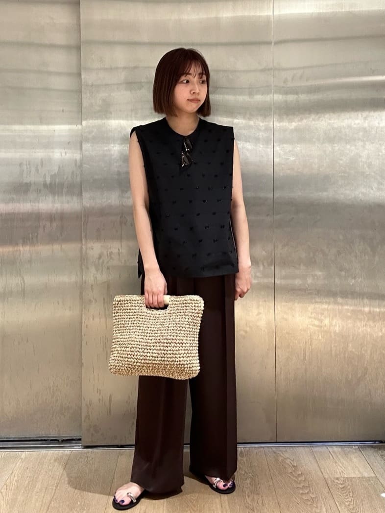 BEAUTY&YOUTH UNITED ARROWS | ドット ジャガード ノースリーブ