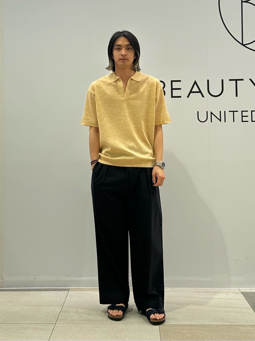 BEAUTY&YOUTH UNITED ARROWS | GIZA モールスキン 2タック パンツ NO