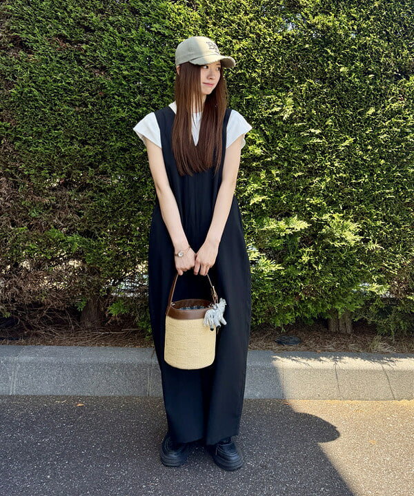 BEAMS HEART | 【7/2新規値下げ】Vネック オールインワン 26SS フェス
