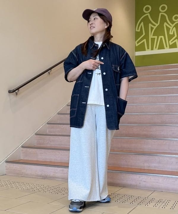 BEAMS WOMEN | デニム カバーオール ショートスリーブ | Rakuten