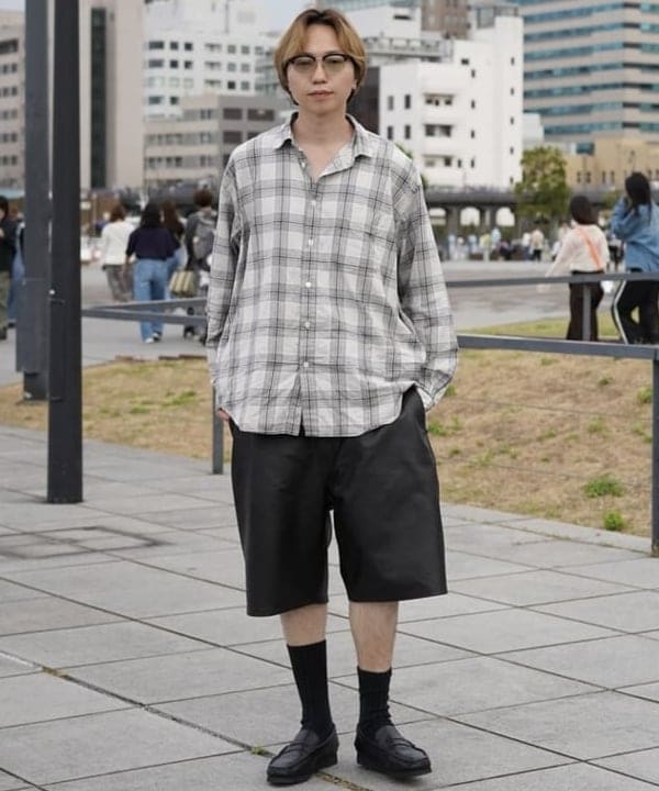 BEAMS MEN | BEAMS｜Leather Shorts｜メンズ ショートパンツ ハーフ