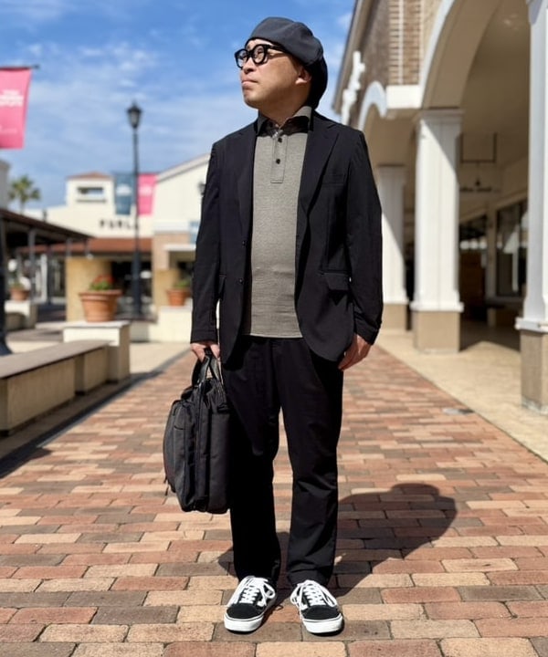BEAMS HEART | ナイロン ストレッチ テーパード パンツ 26SS