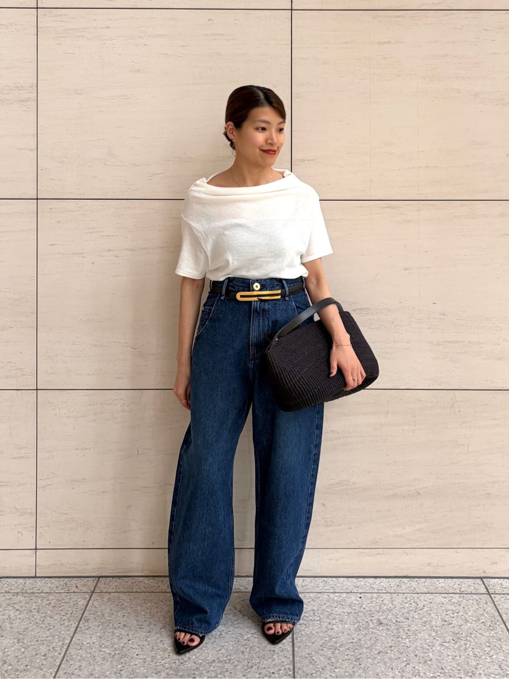 conte オフショルダー ブラック 長袖 トップス UNITED ARROWS | <conte>オフショルダー Tシャツ | Rakuten Fashion