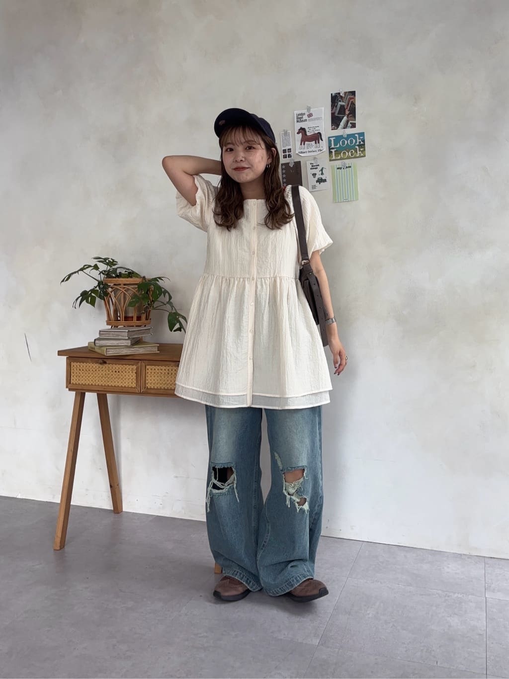 CPCM | バルーンスリーブシャーリングブラウス | Rakuten Fashion(楽天