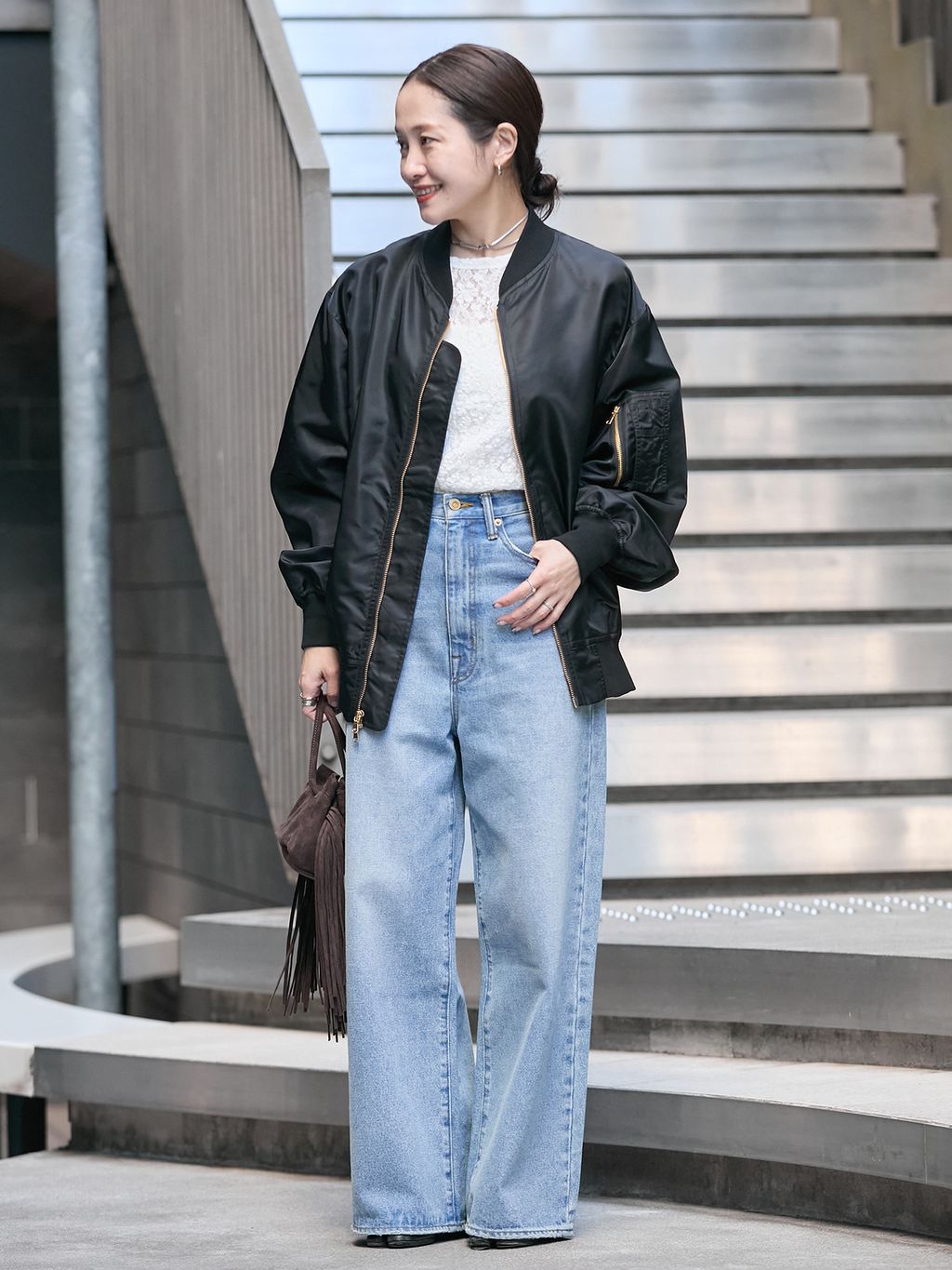 JOURNAL STANDARDの《追加予約》【洗える】ダブルジップMA-1を使ったコーディネートを紹介します。｜Rakuten Fashion(楽天ファッション／旧楽天ブランドアベニュー)7240924