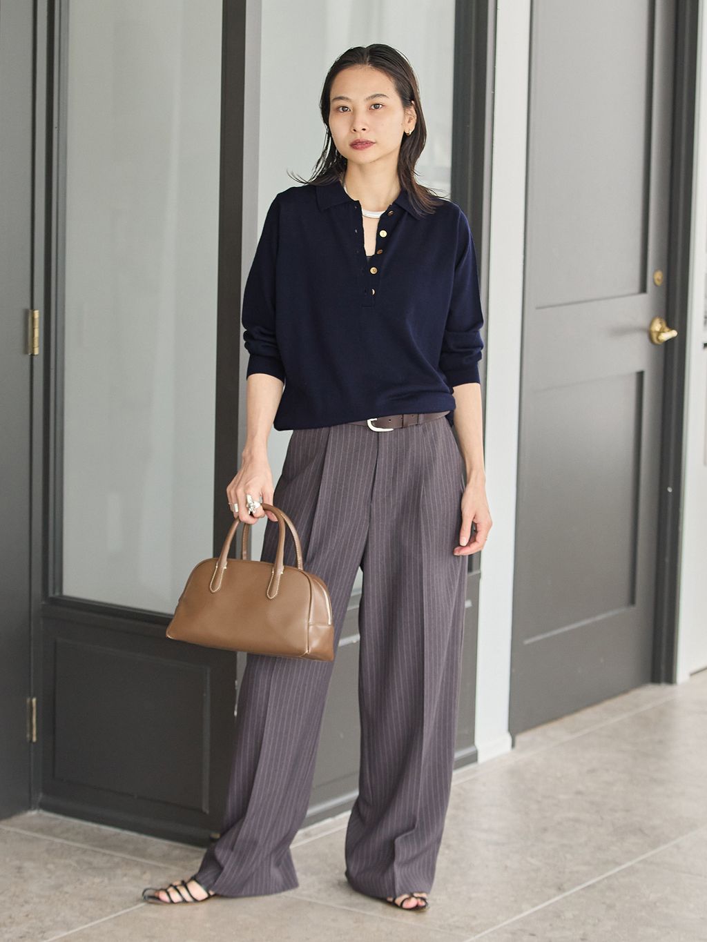 JOURNAL STANDARDの《予約》ウォッシャブルウール ポロシャツを使ったコーディネートを紹介します。｜Rakuten Fashion(楽天ファッション／旧楽天ブランドアベニュー)7240986