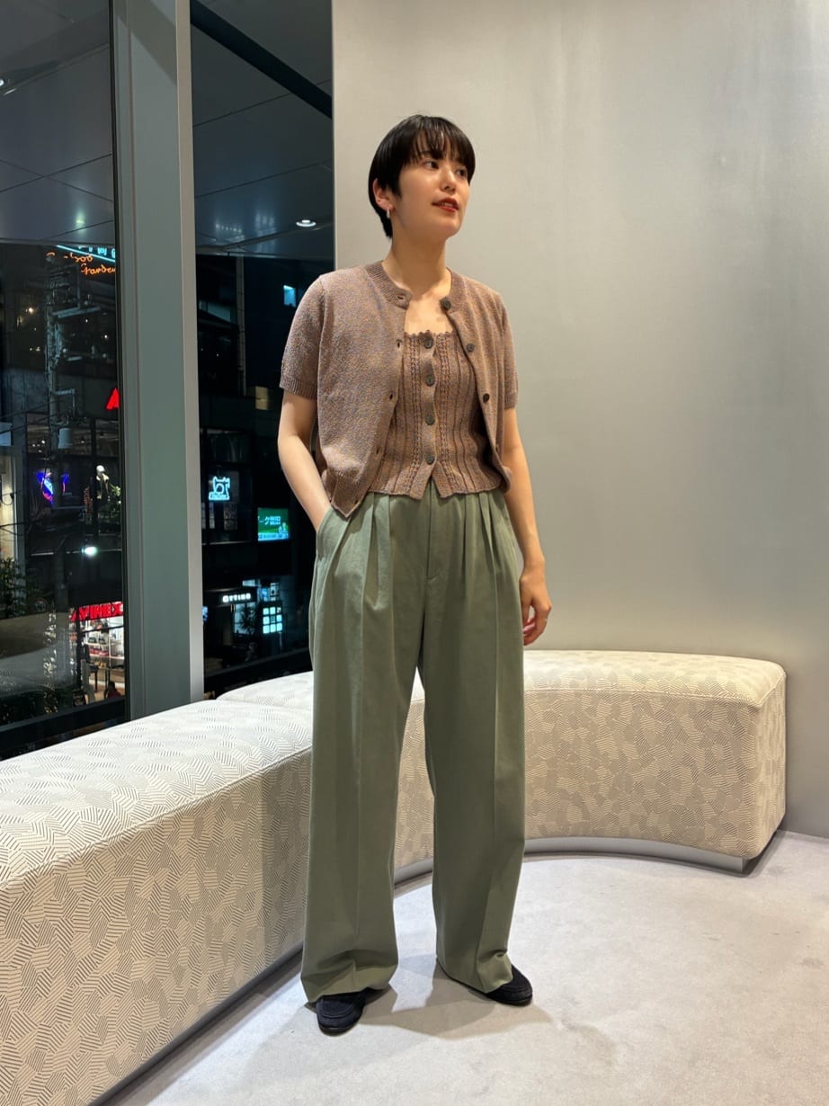 ＜6(ROKU)＞ノットヤーン ノースリーブ ニット 6(ROKU)＞ノットヤーン ノースリーブ ニット