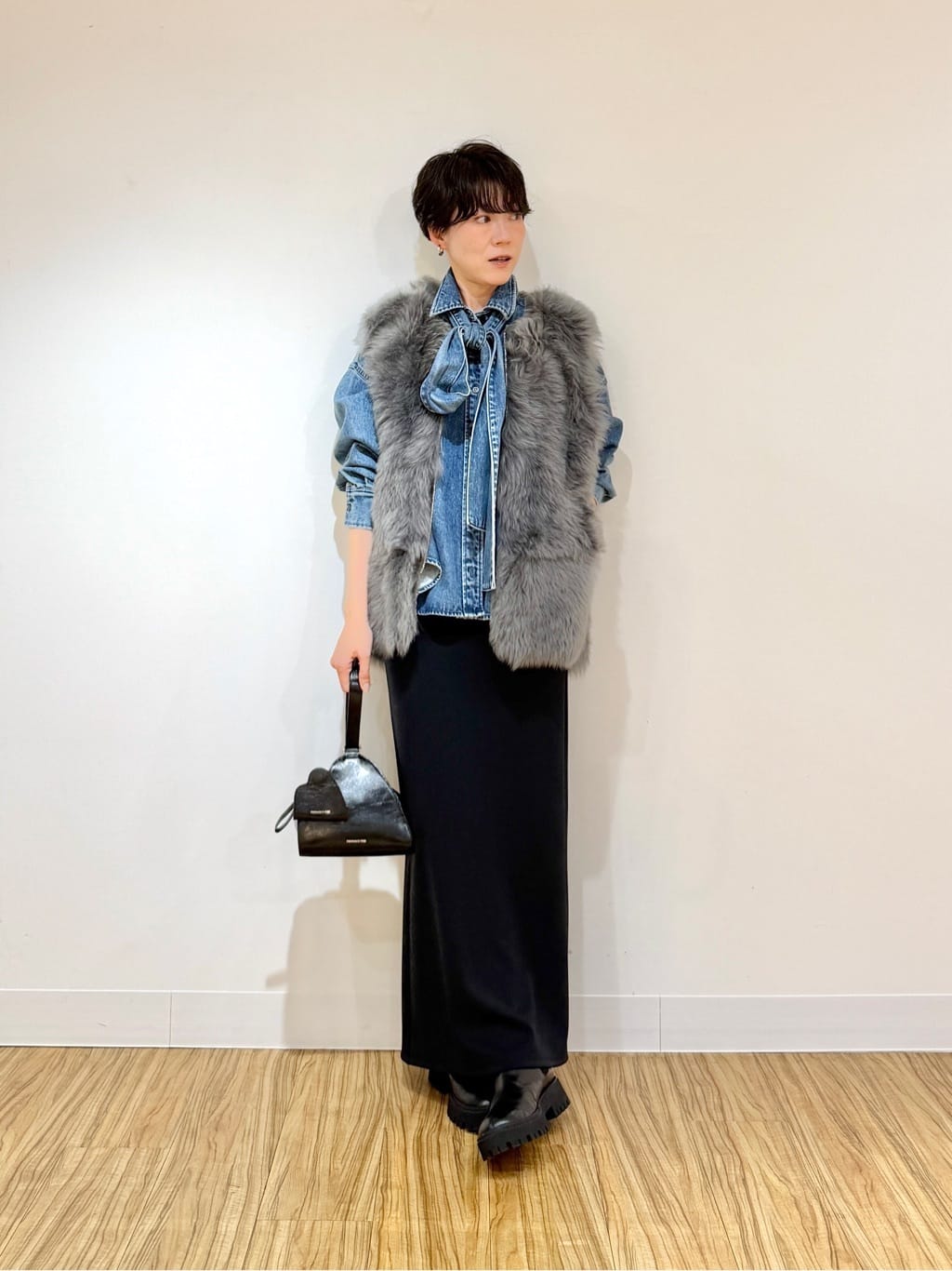 Whim Gazette | デニムボウタイシャツ | Rakuten Fashion(楽天