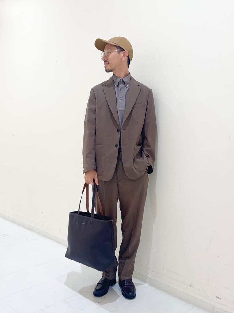 UNITED ARROWS green label relaxing | シボ レザーライク ジップ