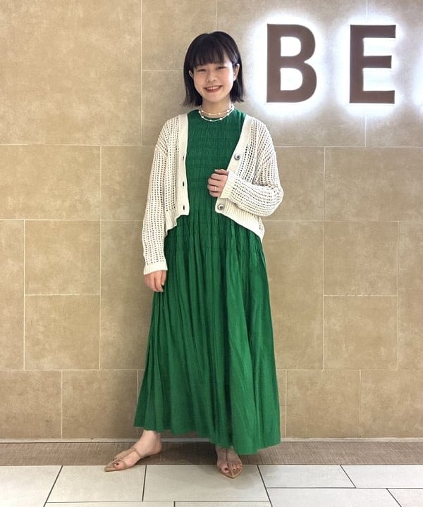 Demi-Luxe BEAMS | ne Quittez pas / ボイル シャーリング ワンピース