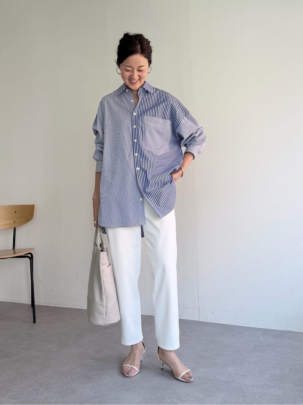 BEARDSLEY | ストライプパッチワークシャツ | Rakuten Fashion(楽天