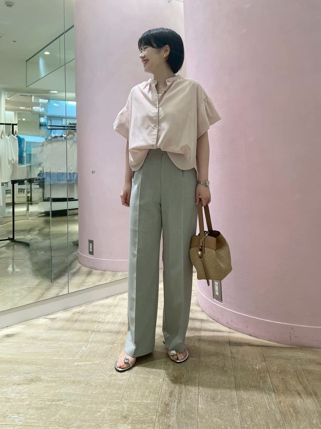 NOLLEY'S | 《手洗い可能》サテン×ベア天2WAYタンクトップ | Rakuten