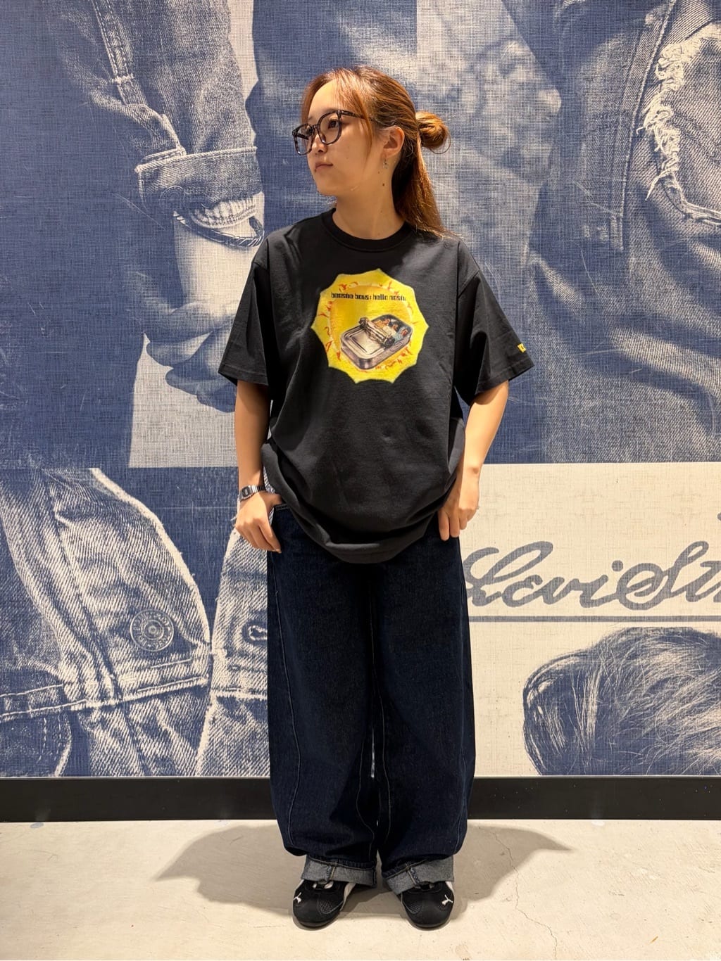 Levi's | SUPER BAGGY バレルジーンズ ダークインディゴ | Rakuten