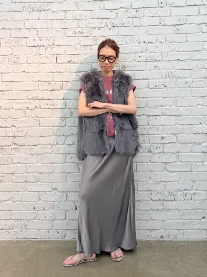 Whim Gazette | 顔料染めバイヤススカート | Rakuten Fashion(楽天